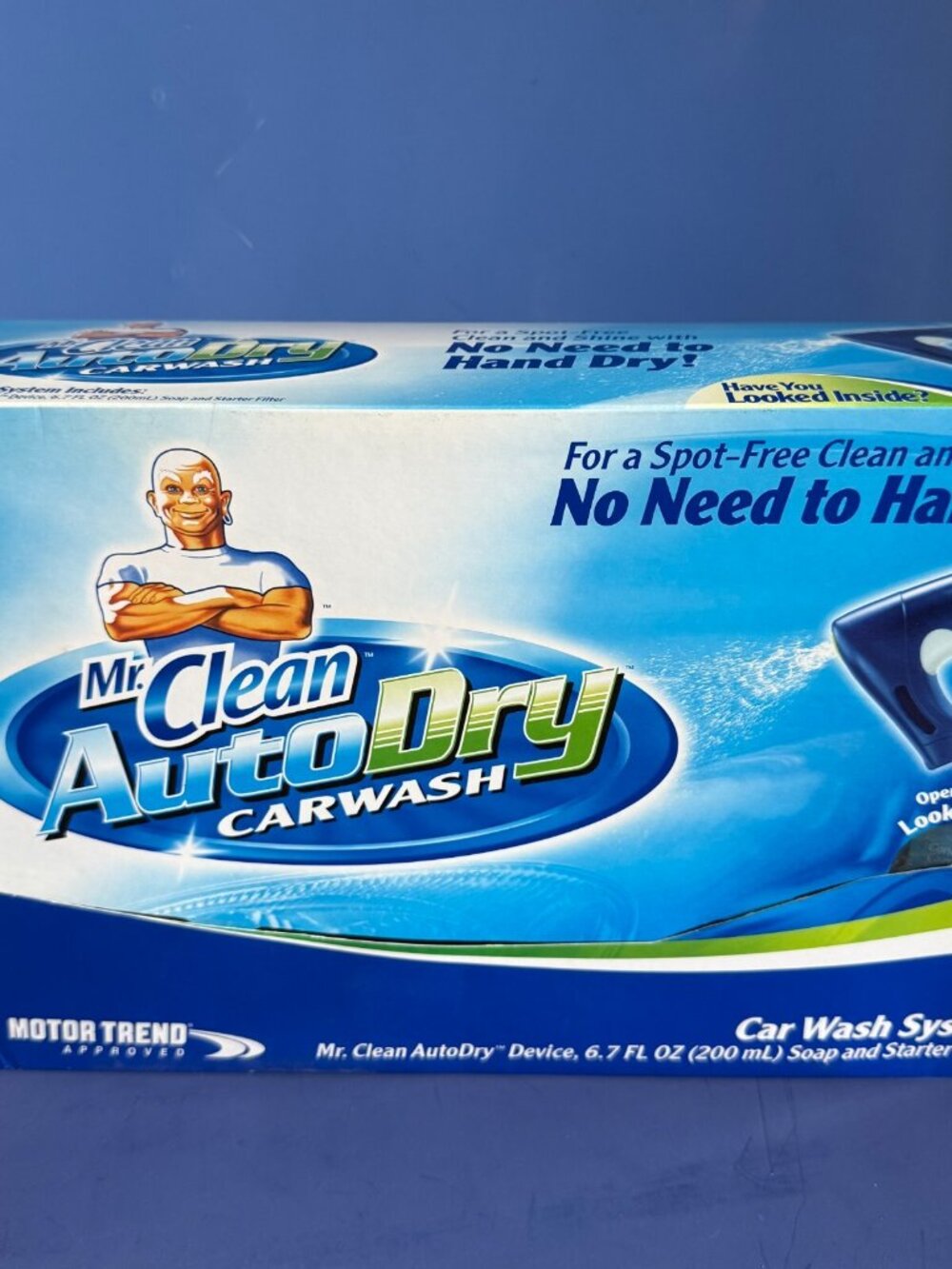 Mr. Clean AutoDry Carwash Car Wash System w Soap and Starter Filter Box NEW
